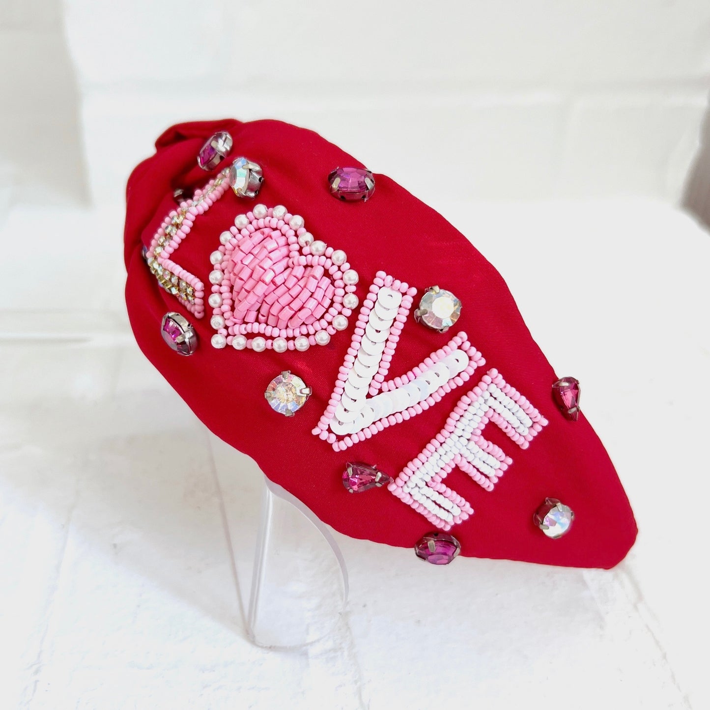 Red LOVE Headband