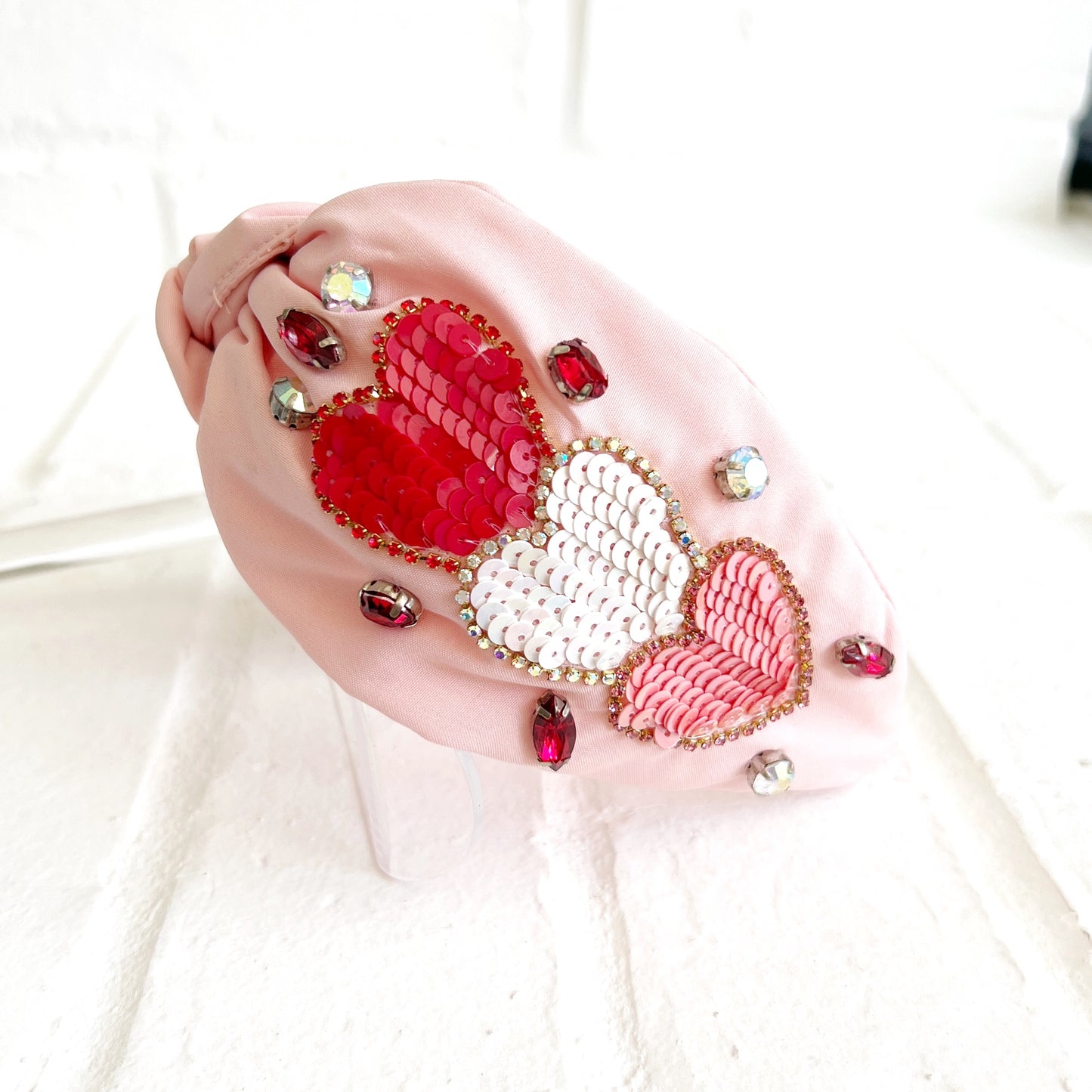 Stacked Hearts Headband