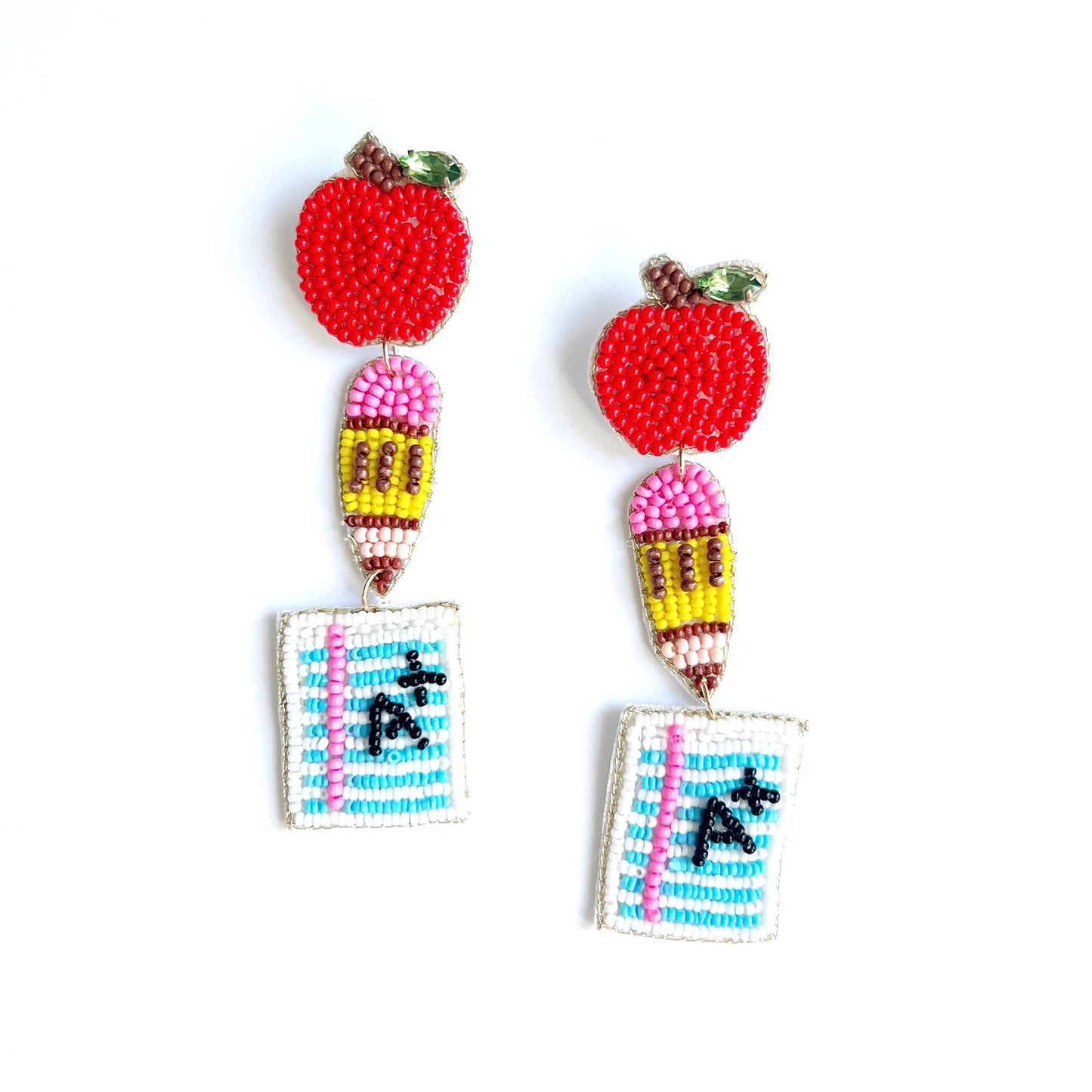 Striving for A's School Earrings
