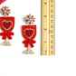 Sparkly Love Cup Earrings