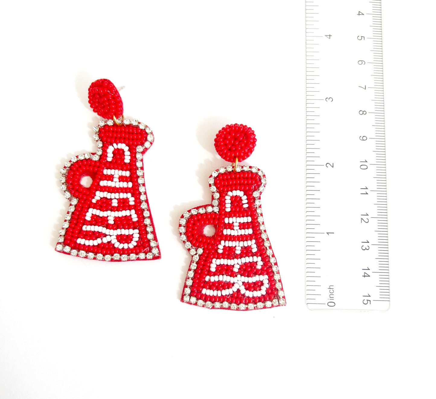 Cheer Megaphone Earrings