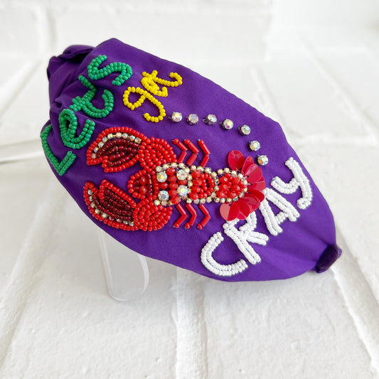 Mardi Gras / Crawfish Headband