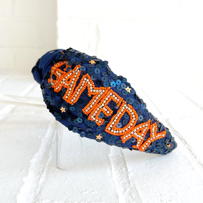 Sequin Game Day Headbands