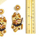 Beaded Dog Earrings