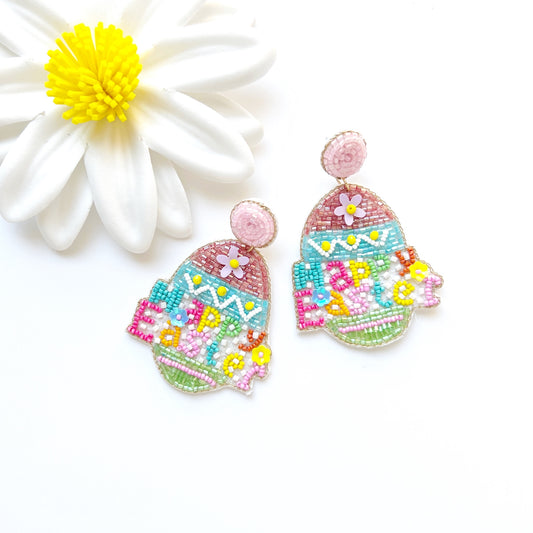 Happy Easter Egg Earrings
