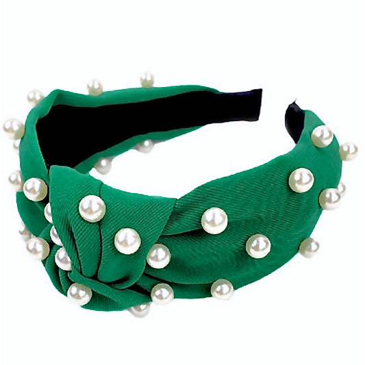 Green Pearl Headband