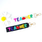 Beaded Teacher Keychains