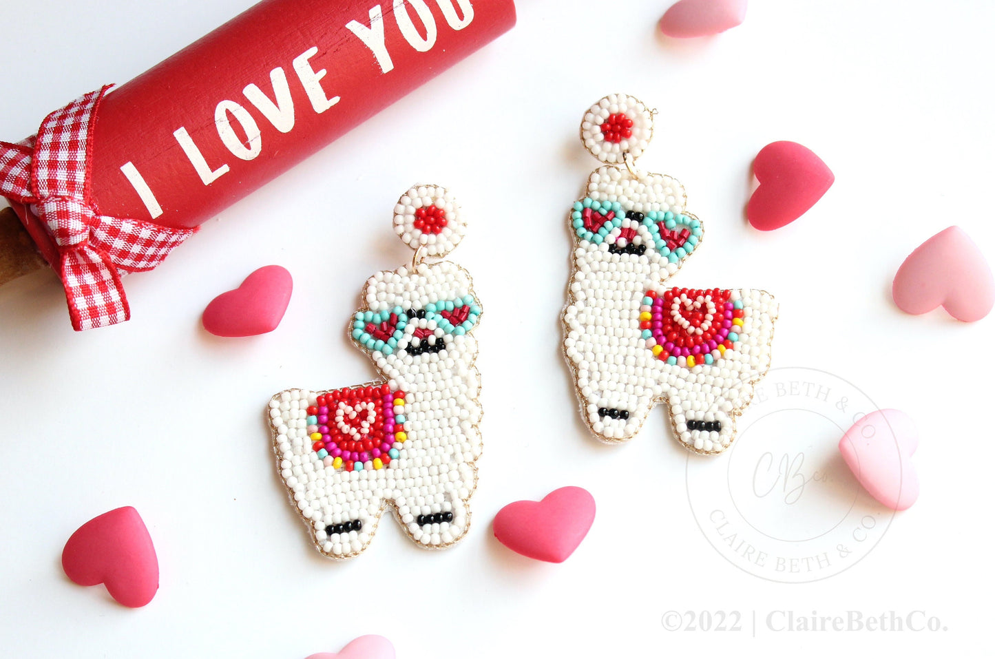 Llama Love Earrings