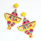 Fiesta Sombrero Earrings