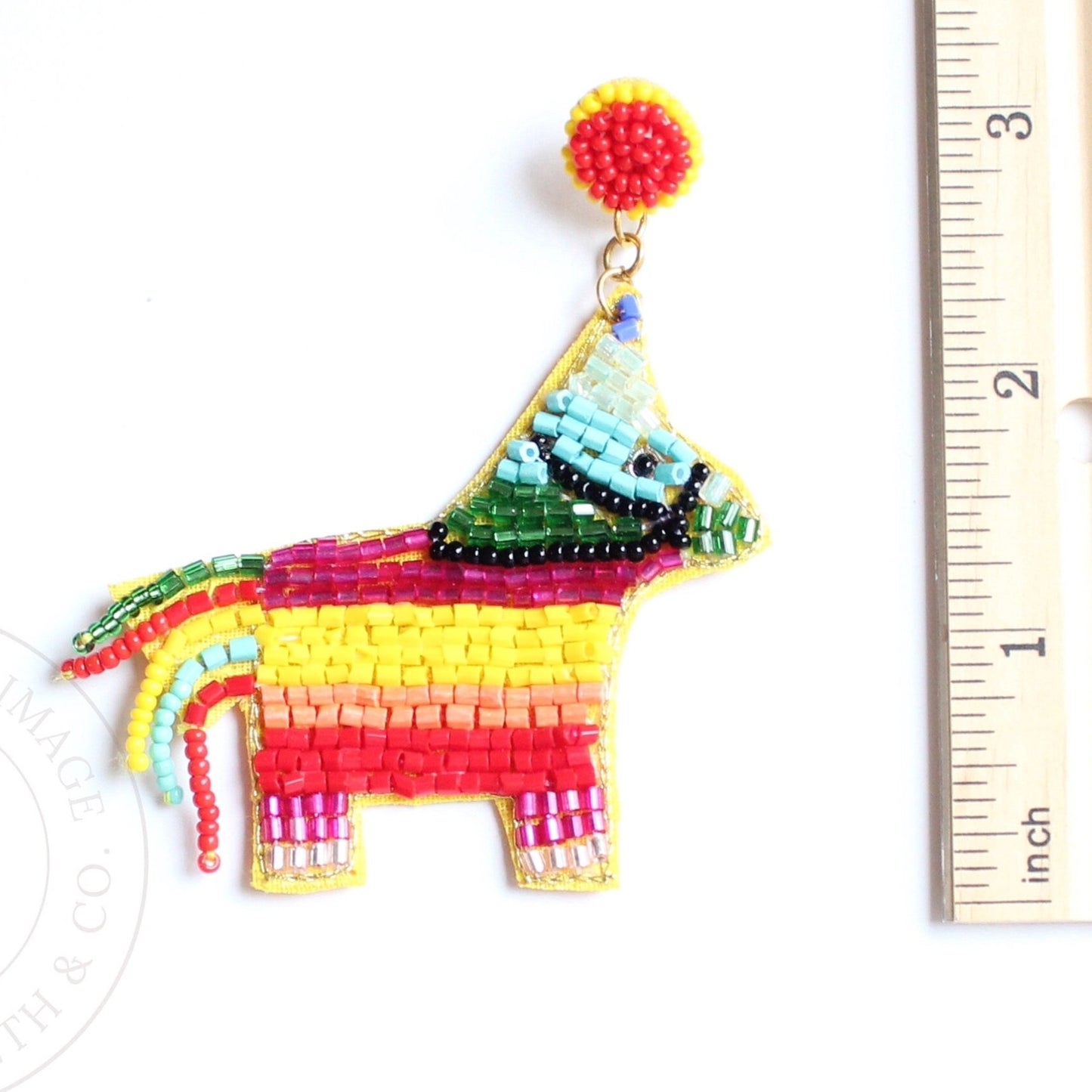 Mexican Burra Pinata Earrings