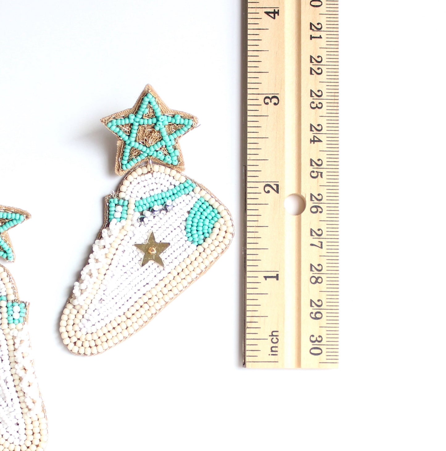 Sneaker Beaded Earrings