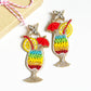 Tropical Umbrella Drink Earrings