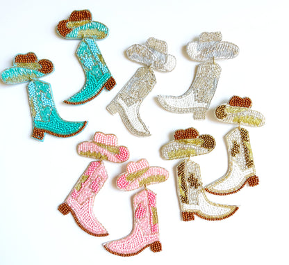 Cowgirl Boot Earrings