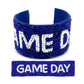 Beaded Game Day Cuff