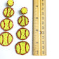Softball Earrings