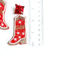 Game Day Boot Earrings