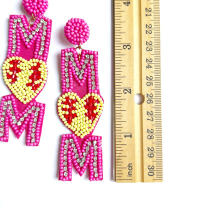 Softball Earrings