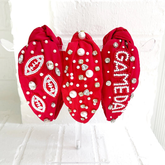 Red Football / Game Day Headbands