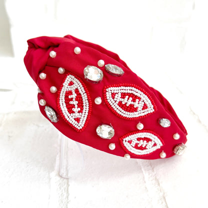 Red Football / Game Day Headbands